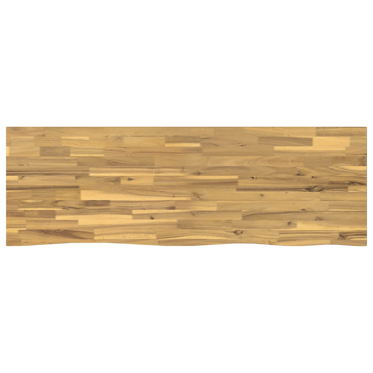Live Edge Table Top 140 x 40 x 3.5 cm Rectangular White
