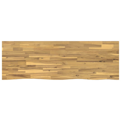 Live Edge Table Top 150 x 40 x 3.5 cm Rectangular White