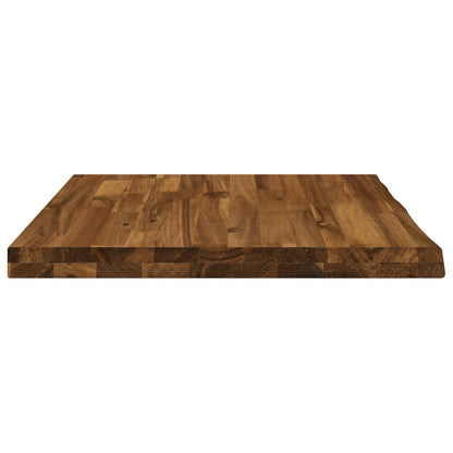 Live Edge Table Top 90 x 50 x 3.5 cm Rectangular Natural