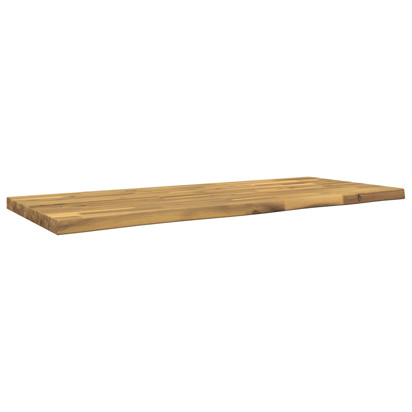 Live Edge Table Top 100 x 50 x 3.5 cm Rectangular White