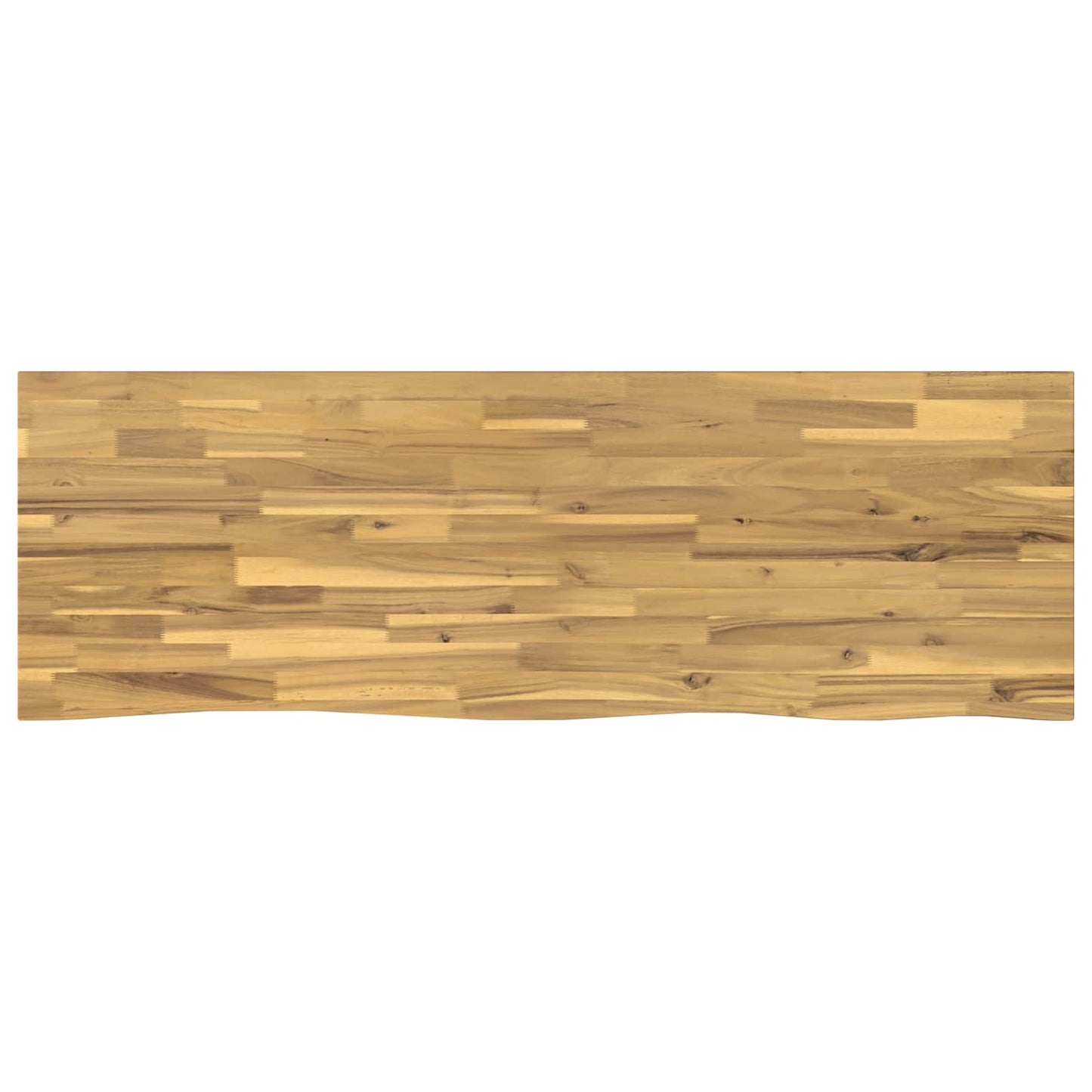 Live Edge Table Top 160 x 50 x 3.5 cm Rectangular White