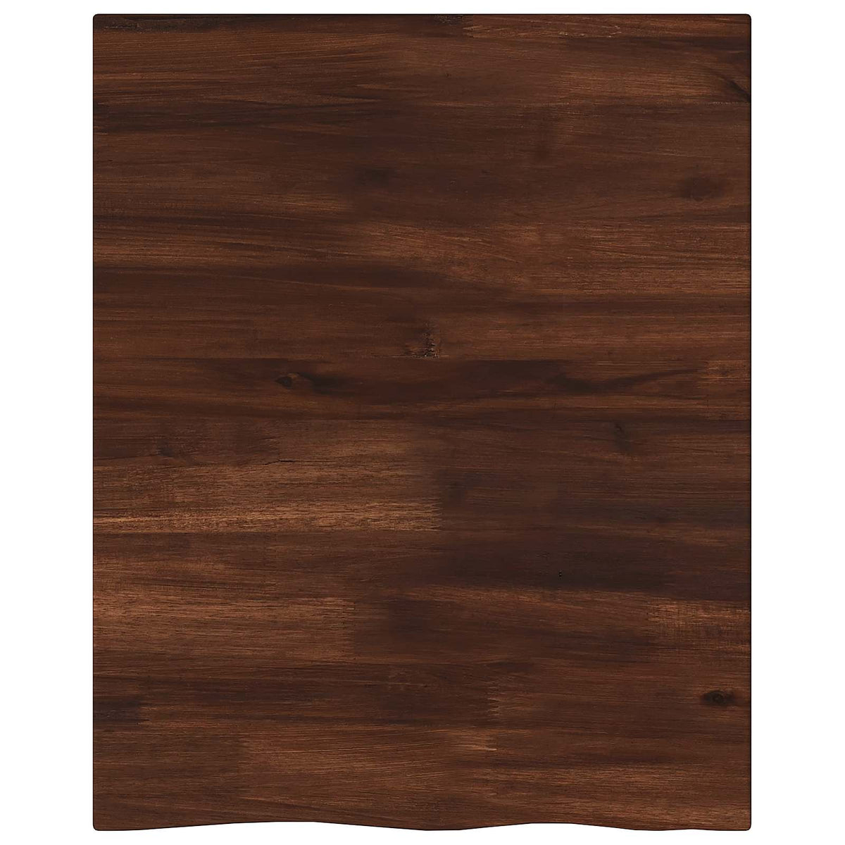 Live Edge Table Top 60 x 60 x 3.5 cm Square Solid Acacia Wood