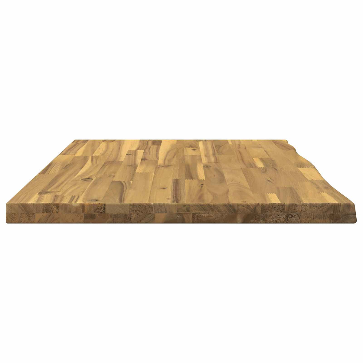 Live Edge Table Top 90 x 60 x 3.5 cm Rectangular White