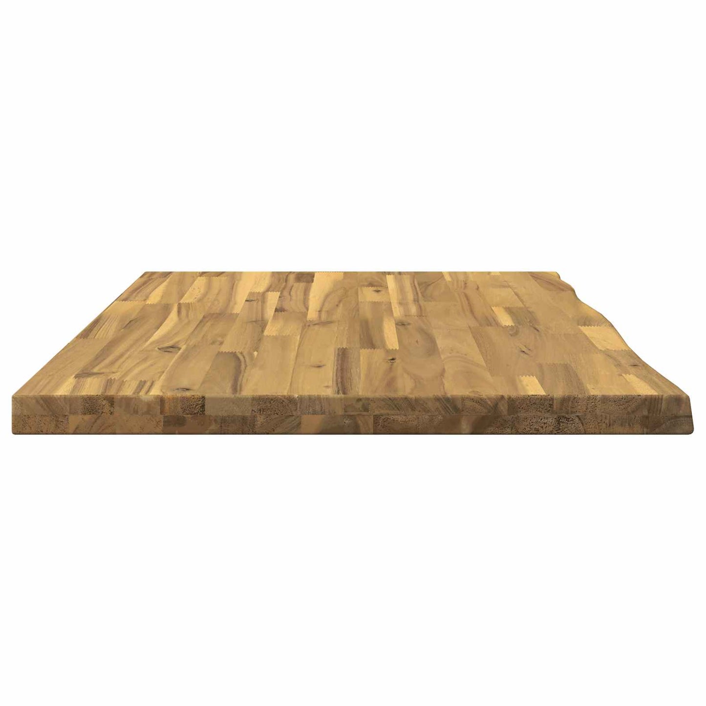 Live Edge Table Top 110 x 60 x 3.5 cm Rectangular White