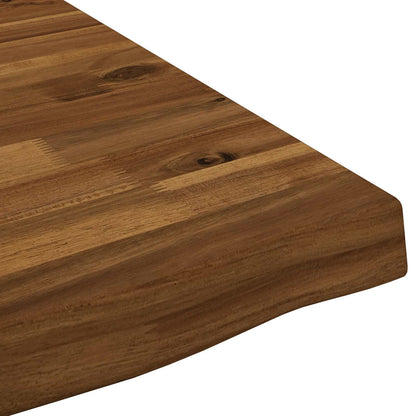 Live Edge Table Top 130 x 60 x 3.5 cm Rectangular Natural