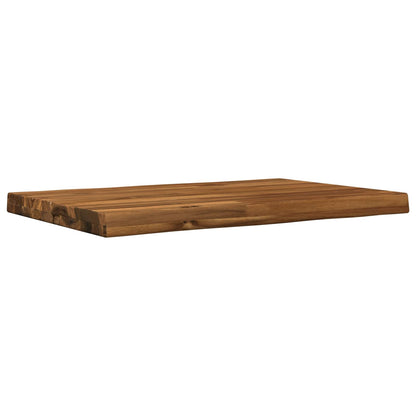 Live Edge Table Top 90 x 40 x 3.5 cm Rectangular Natural