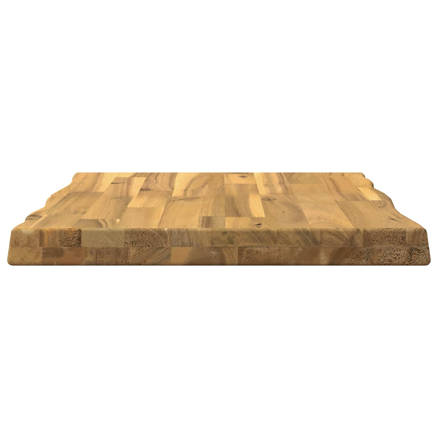 Live Edge Table Top 90 x 40 x 3.5 cm Rectangular White