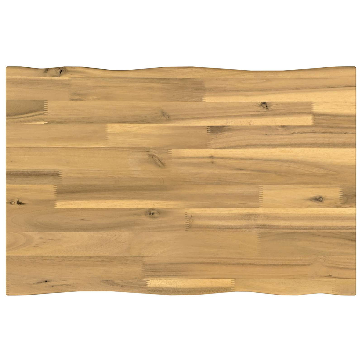 Live Edge Table Top 90 x 40 x 3.5 cm Rectangular White