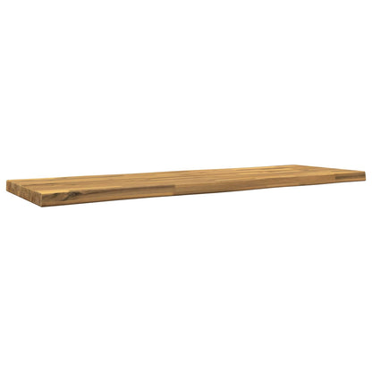 Live Edge Table Top 100 x 40 x 3.5 cm Rectangular White