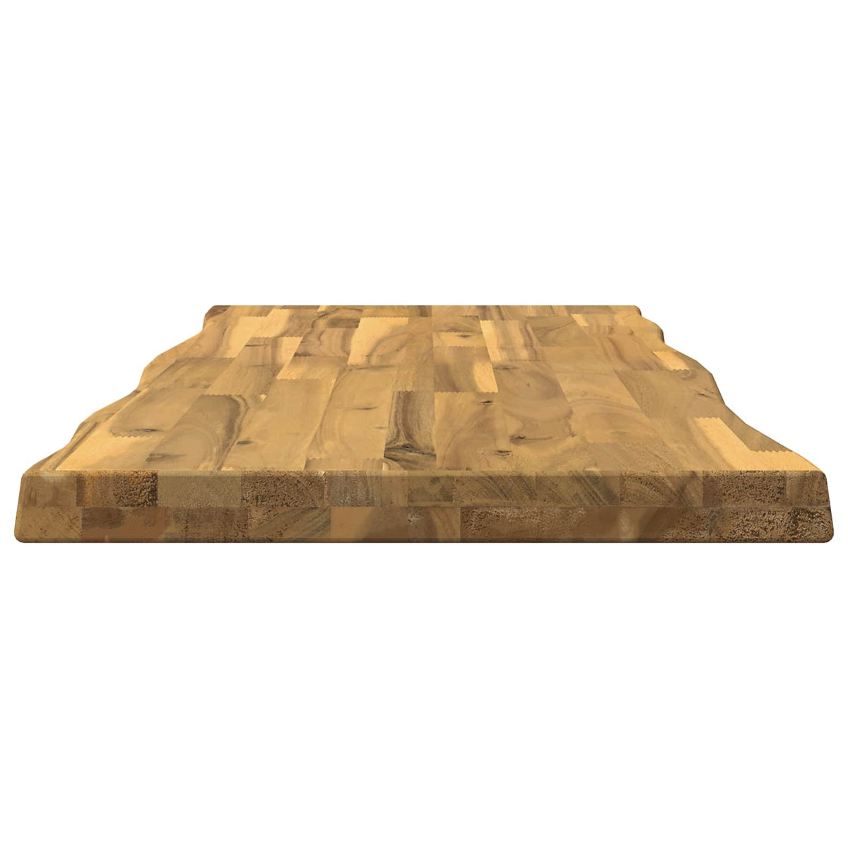 Live Edge Table Top 120 x 40 x 3.5 cm Rectangular White