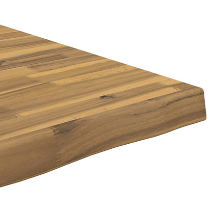 Live Edge Table Top 140 x 40 x 3.5 cm Rectangular White