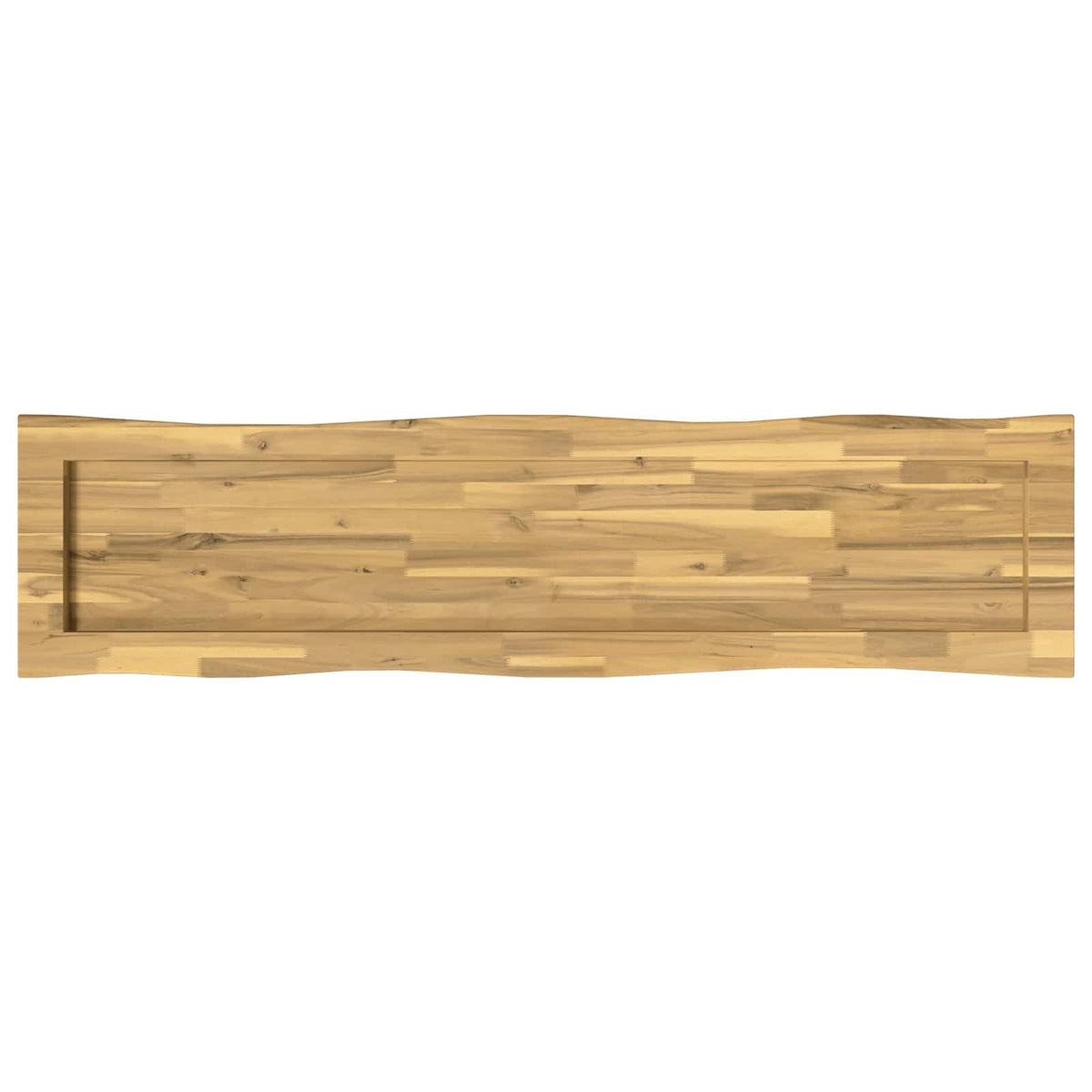 Live Edge Table Top 140 x 40 x 3.5 cm Rectangular White