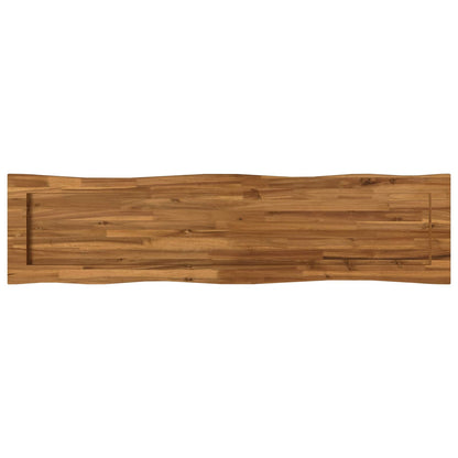 Live Edge Table Top 160 x 40 x 3.5 cm Rectangular Natural