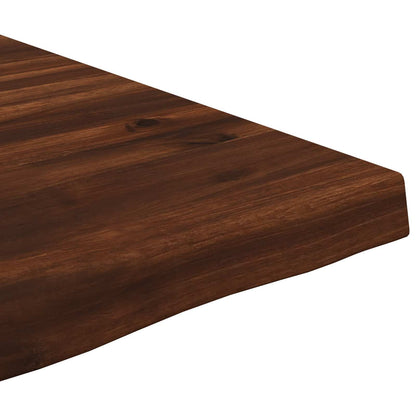Live Edge Table Top 60 x 60 x 3.5 cm Square Solid Acacia Wood
