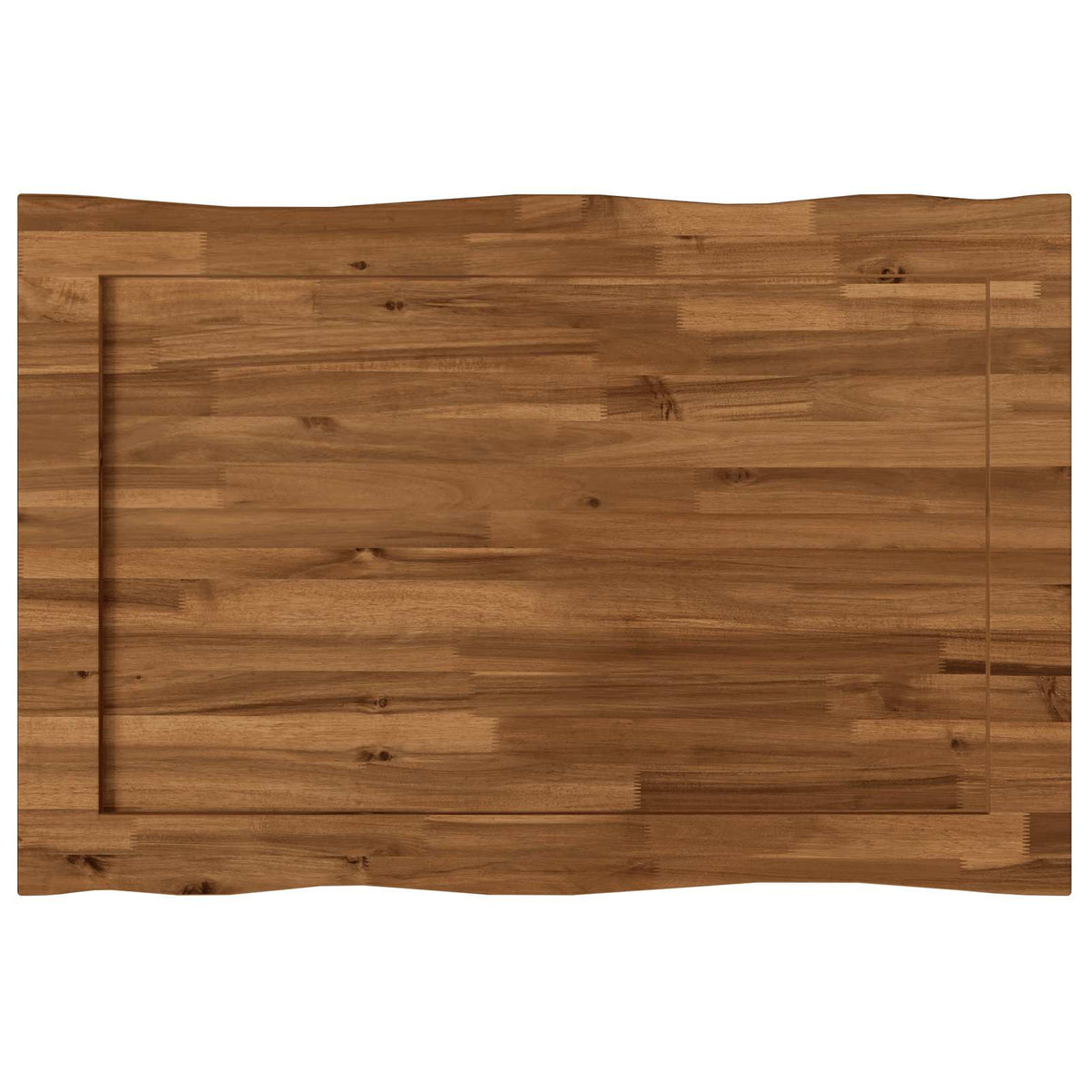 Live Edge Table Top 70 x 60 x 3.5 cm Rectangular Natural