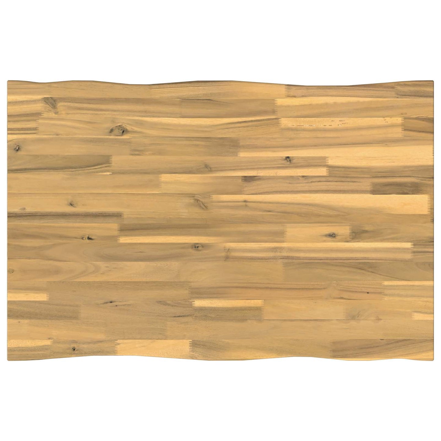 Live Edge Table Top 70 x 60 x 3.5 cm Rectangular White