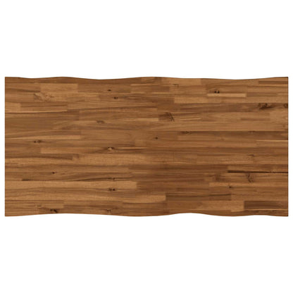 Live Edge Table Top 120 x 60 x 3.5 cm Rectangular Natural