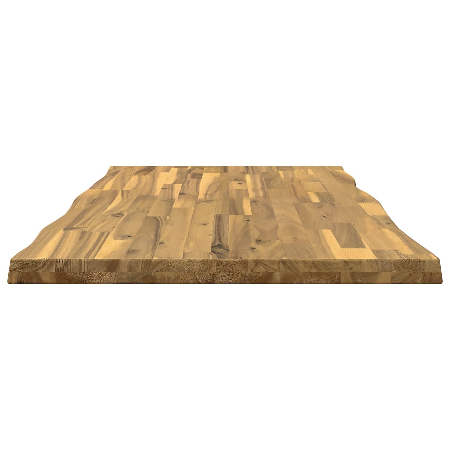 Live Edge Table Top 120 x 60 x 3.5 cm Rectangular White