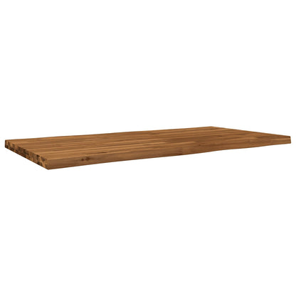 Live Edge Table Top 140 x 60 x 3.5 cm Rectangular Natural