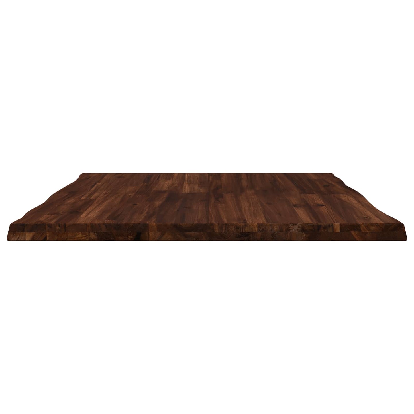 Live Edge Table Top 70 x 70 x 3.5 cm Square Solid Acacia Wood