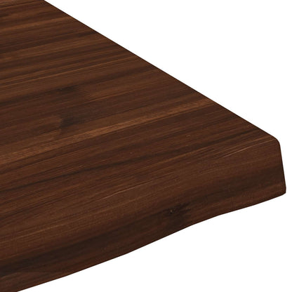 Live Edge Table Top 80 x 80 x 3.2 cm Square Solid Acacia Wood