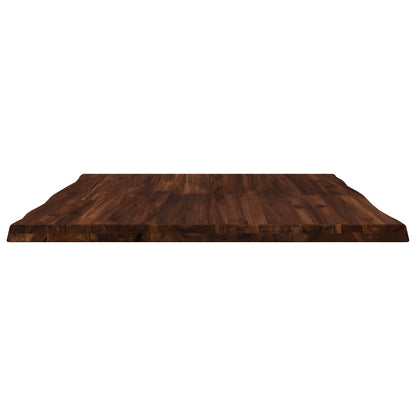 Live Edge Table Top 80 x 80 x 3.2 cm Square Solid Acacia Wood