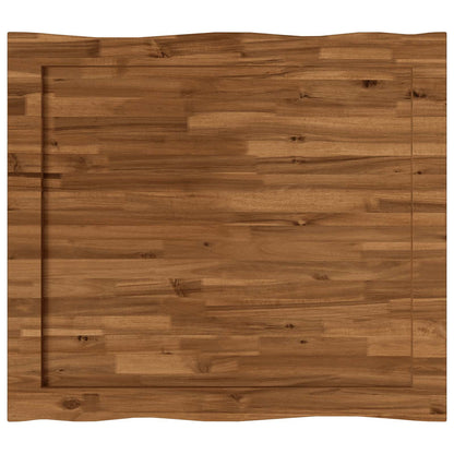 Live Edge Table Top 90 x 80 x 3.2 cm Rectangular
