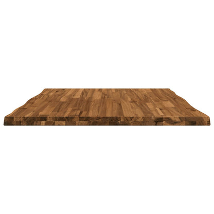 Live Edge Table Top 90 x 80 x 3.2 cm Rectangular