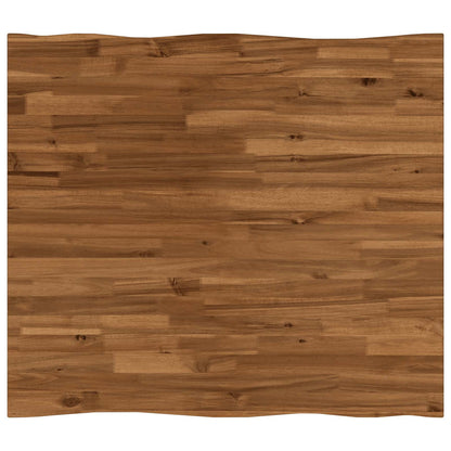 Live Edge Table Top 90 x 80 x 3.2 cm Rectangular