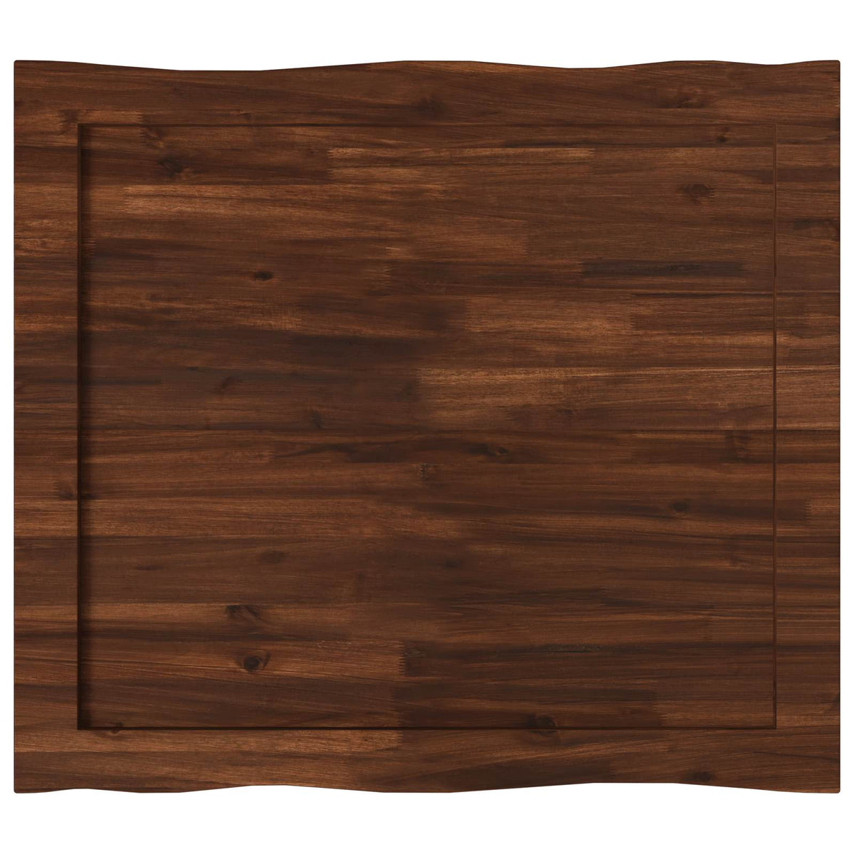 Live Edge Table Top 100 x 80 x 3.2 cm Rectangular