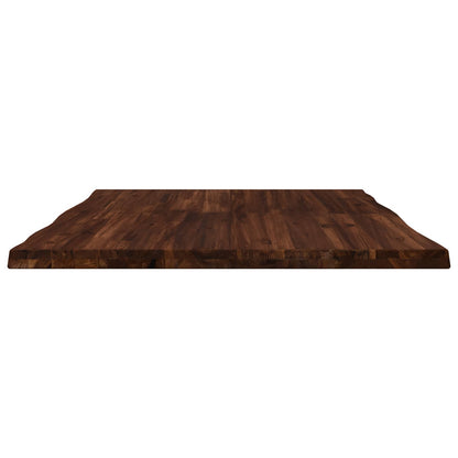 Live Edge Table Top 100 x 80 x 3.2 cm Rectangular