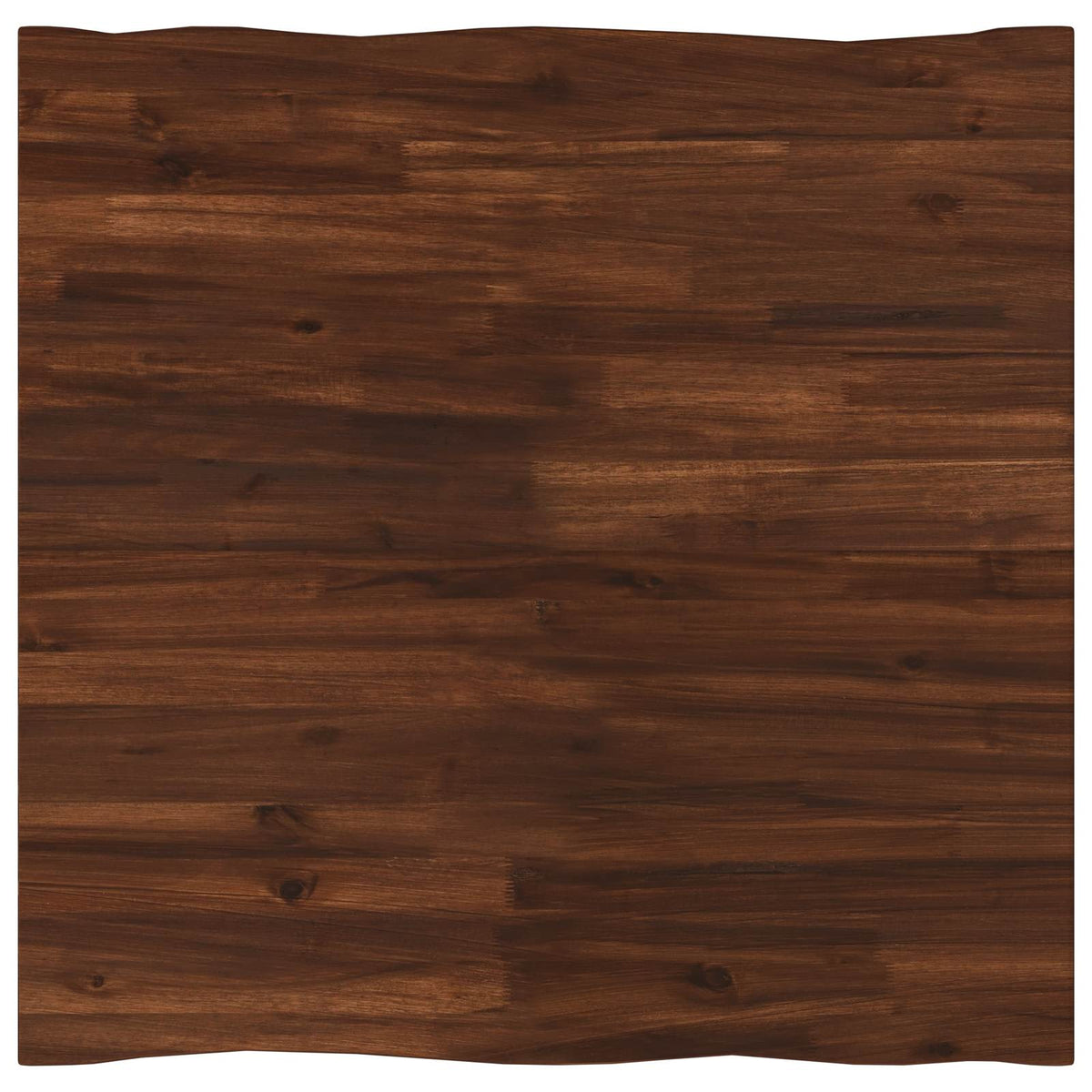 Live Edge Table Top 90 x 90 x 3.5 cm Square Solid Acacia Wood