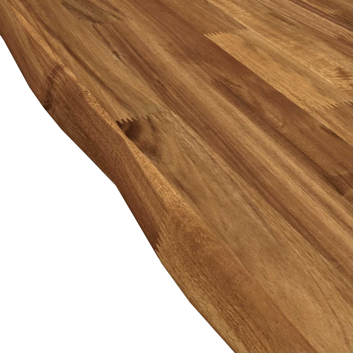 Live Edge Table Top 90 x 90 x 3.5 cm Square Solid Acacia Wood