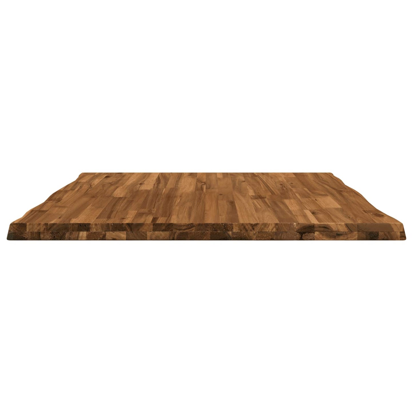 Live Edge Table Top 90 x 90 x 3.5 cm Square Solid Acacia Wood
