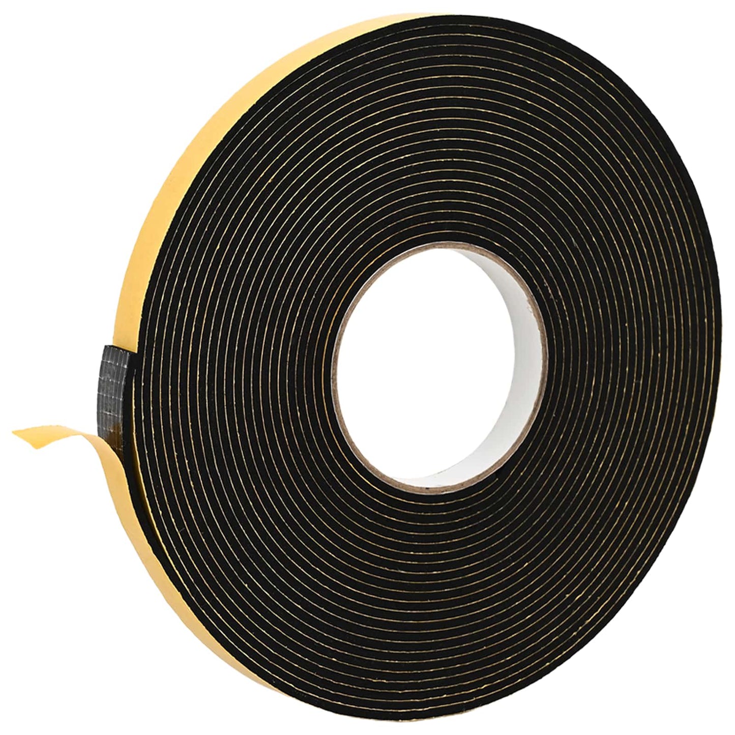 Self-adhesive Foam Tape 10 pcs Black 15mm x 10m CR Foam