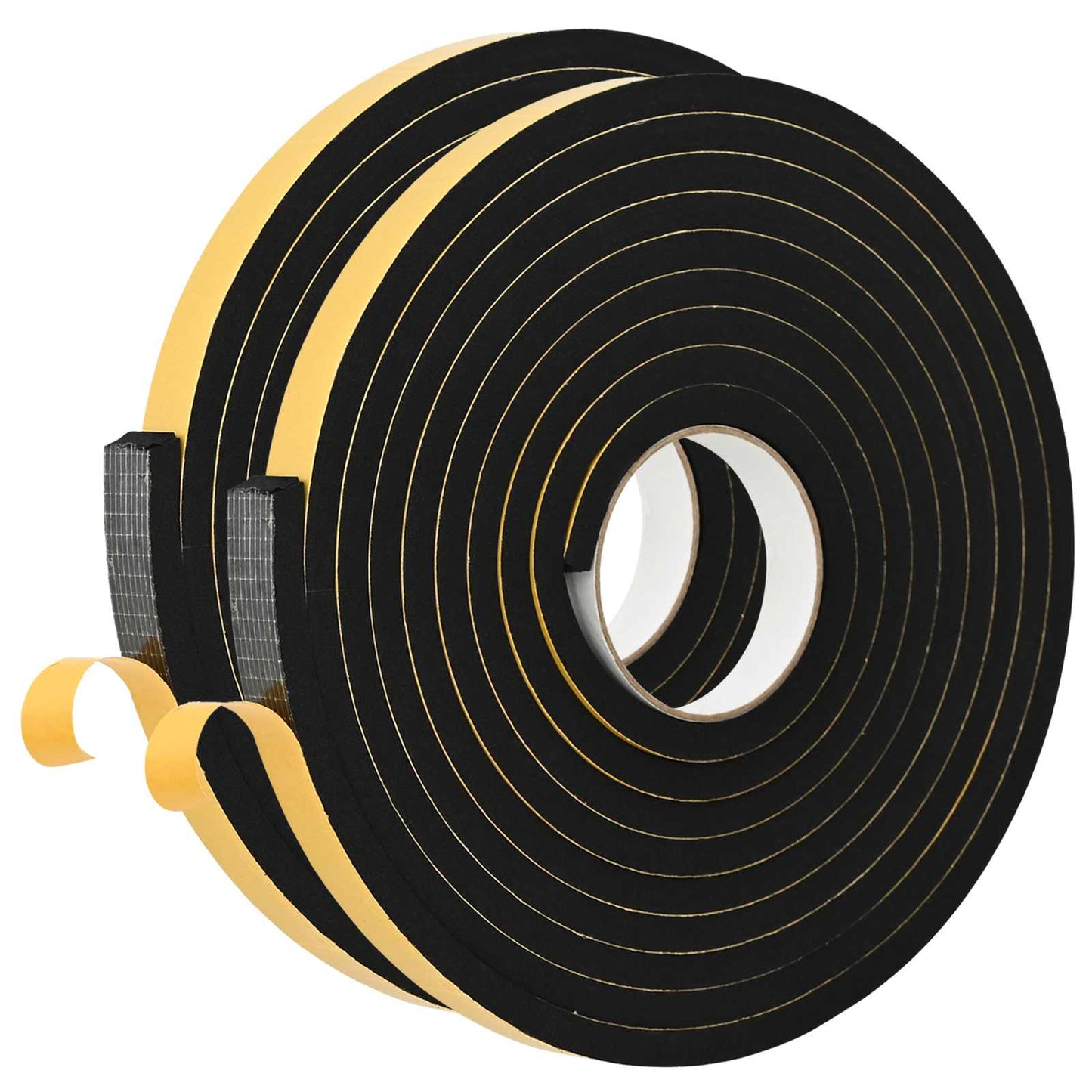 Self-adhesive Foam Tape 2 pcs Black 20mm x 5m CR Foam