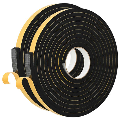 Self-adhesive Foam Tape 2 pcs Black 20mm x 5m CR Foam