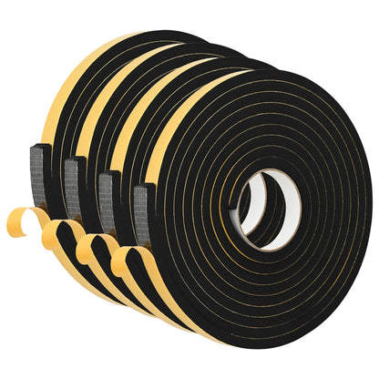 Self-adhesive Foam Tape 4 pcs Black 20mm x 5m CR Foam