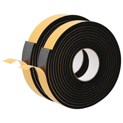 Self-adhesive Foam Tape 2 pcs Black 30mm x 5m CR Foam