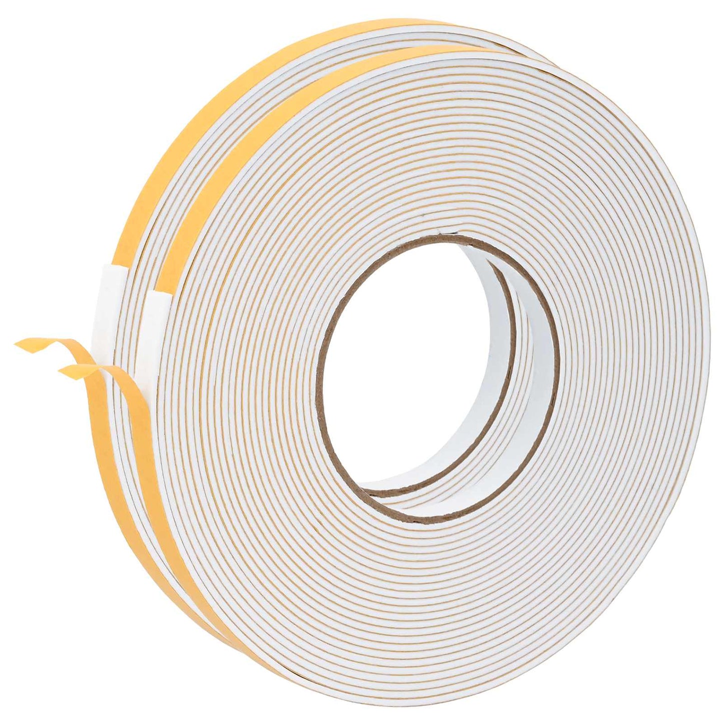 Self-adhesive Foam Tape 2 pcs White 10mm x 10m CR Foam