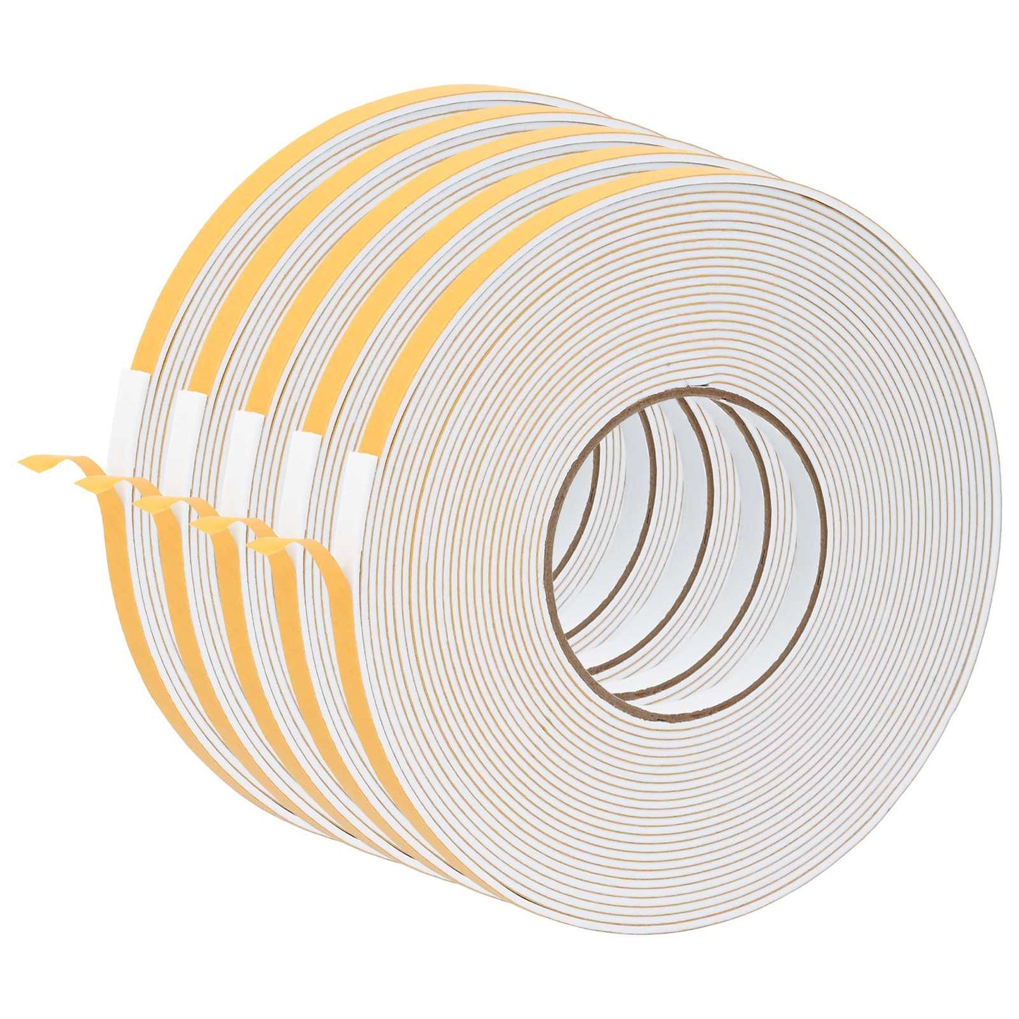 Self-adhesive Foam Tape 5 pcs White 10mm x 10m CR Foam