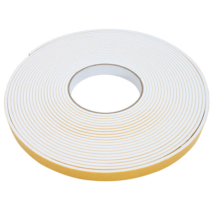 Self-adhesive Foam Tape White 10mm x 10m CR Foam