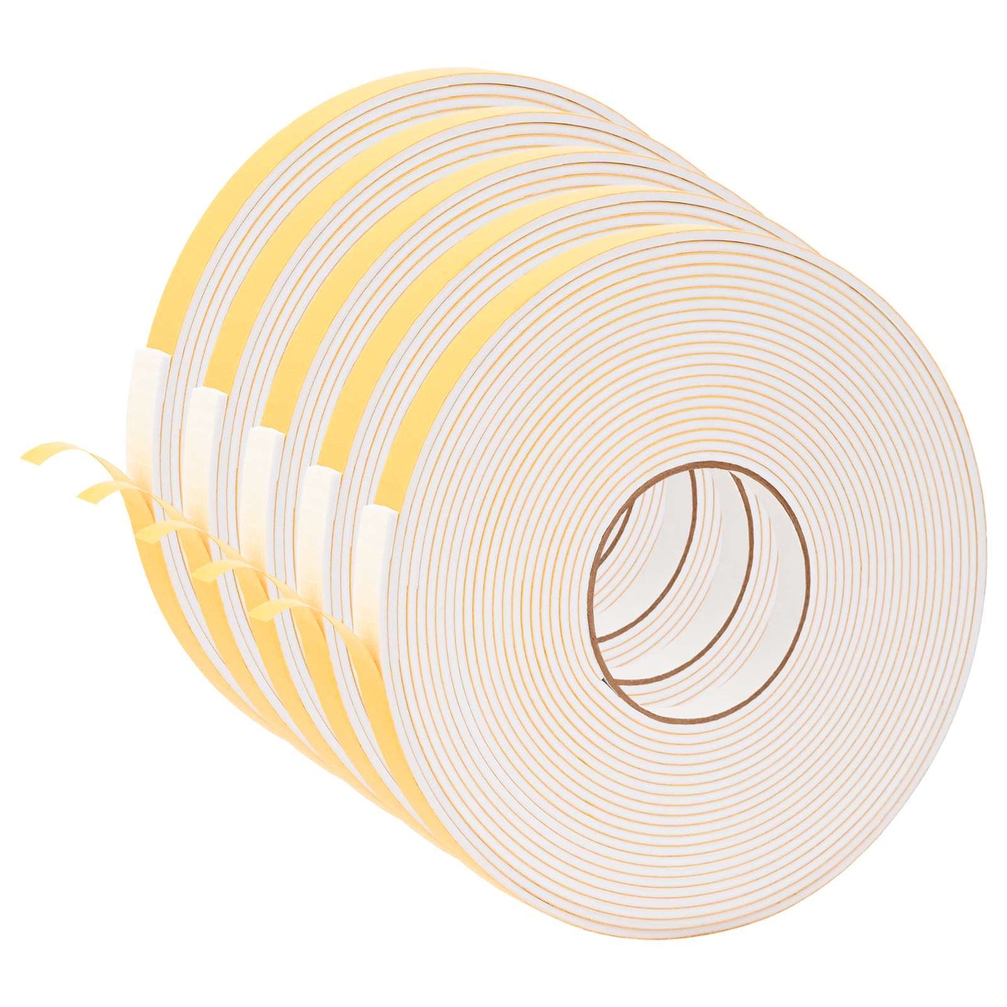 Self-adhesive Foam Tape 5 pcs White 15mm x 10m CR Foam