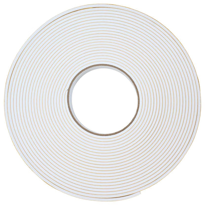 Self-adhesive Foam Tape 10 pcs White 15mm x 10m CR Foam