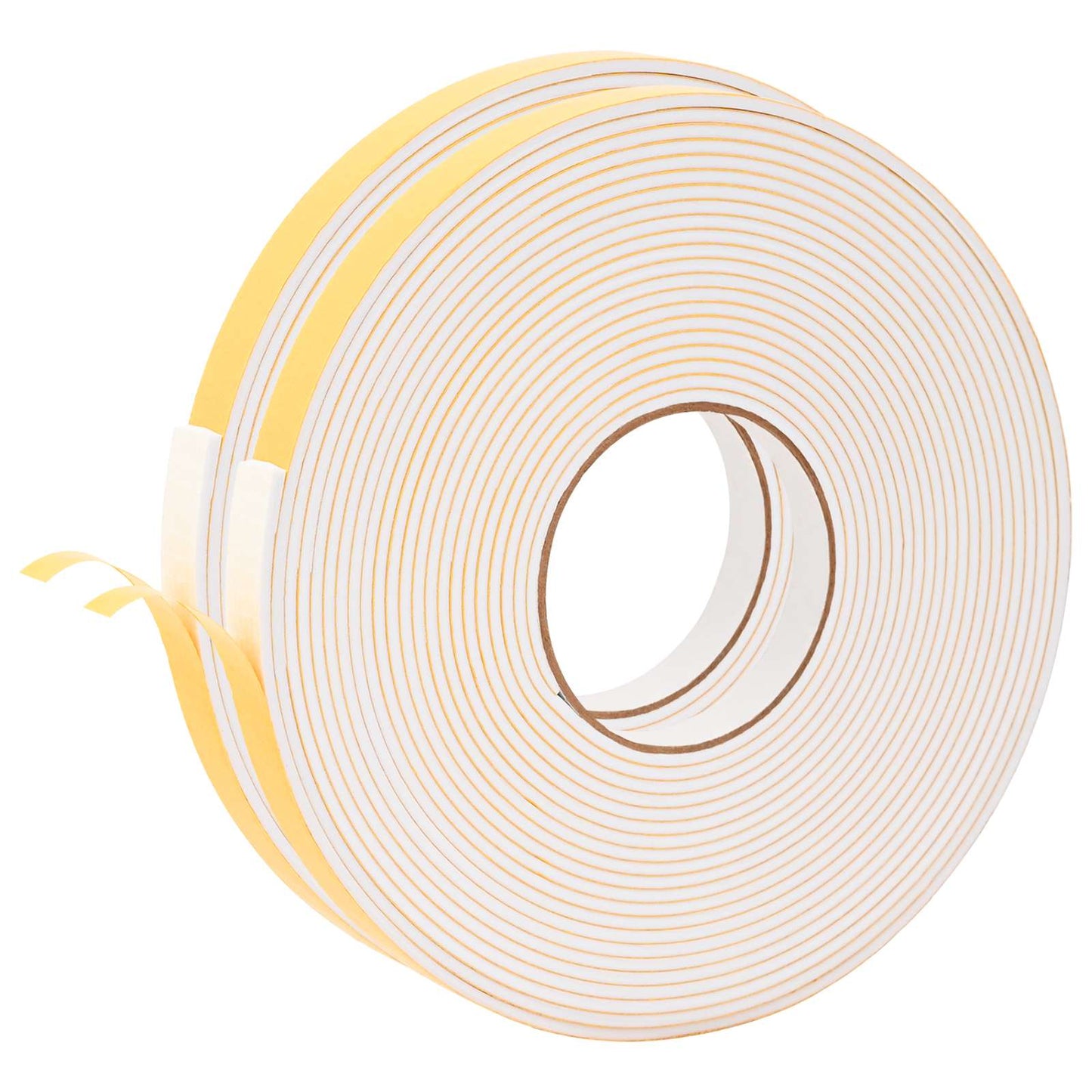 Self-adhesive Foam Tape 2 pcs White 15mm x 10m CR Foam