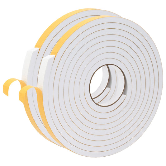 Self-adhesive Foam Tape 2 pcs White 15mm x 5m CR Foam
