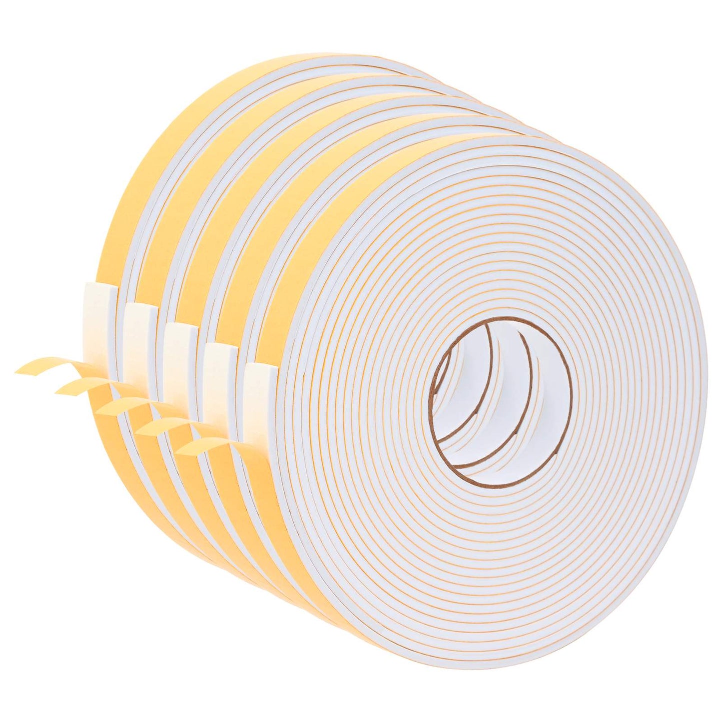 Self-adhesive Foam Tape 5 pcs White 20mm x 10m CR Foam