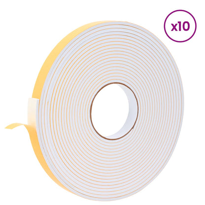 Self-adhesive Foam Tape 10 pcs White 20mm x 10m CR Foam
