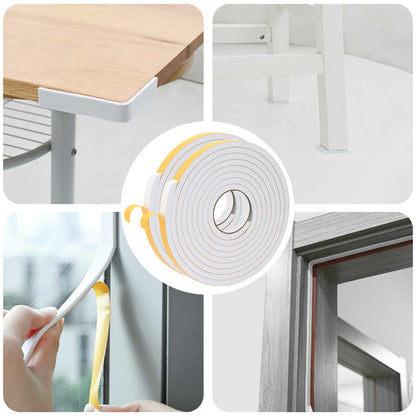 Self-adhesive Foam Tape 2 pcs White 20mm x 5m CR Foam
