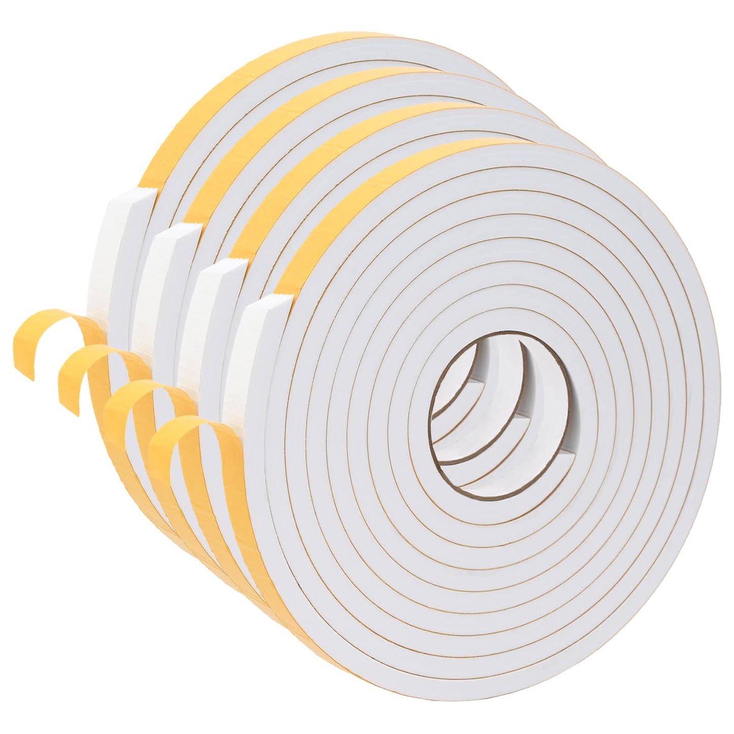 Self-adhesive Foam Tape 4 pcs White 20mm x 5m CR Foam